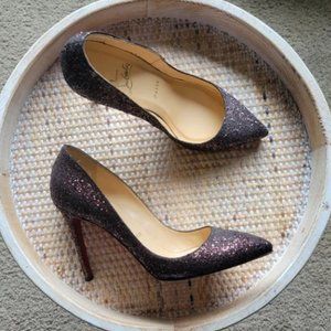 Christian Louboutin Glitter Pigalle Heels